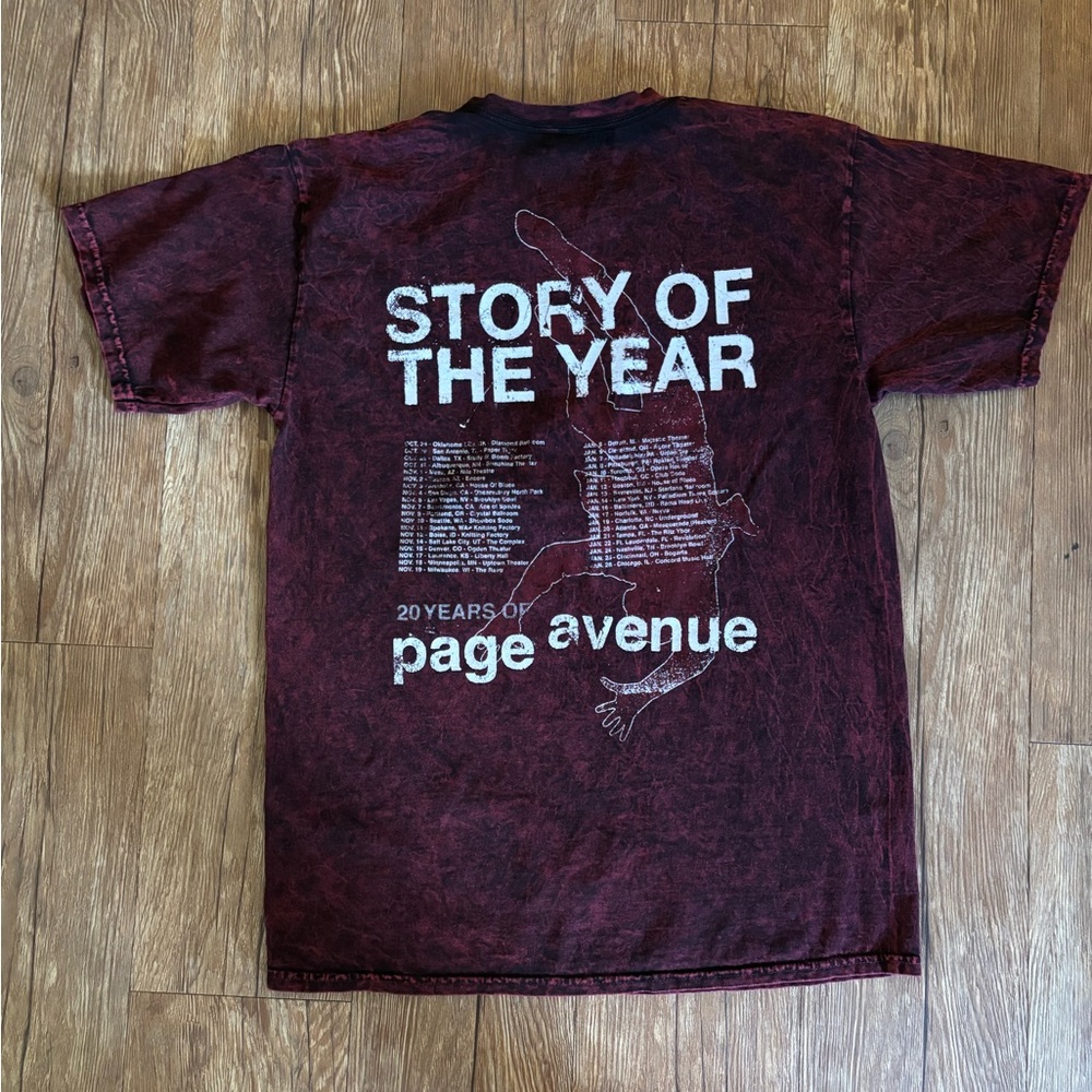 Story of the Year Graphic T-Shirt - Red